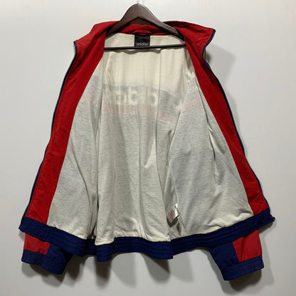 【現状渡し品】【メンズ】 OLD ADIDAS オールド アディダス 万国旗タグ SIDE LINE ZIPUP NYLON JACKET サイド ライン ジップアップ ナイロン ジャケット アウター 146-260417-kh-09-izu サイズ：F 180 カラー：マルチ 万代Net店