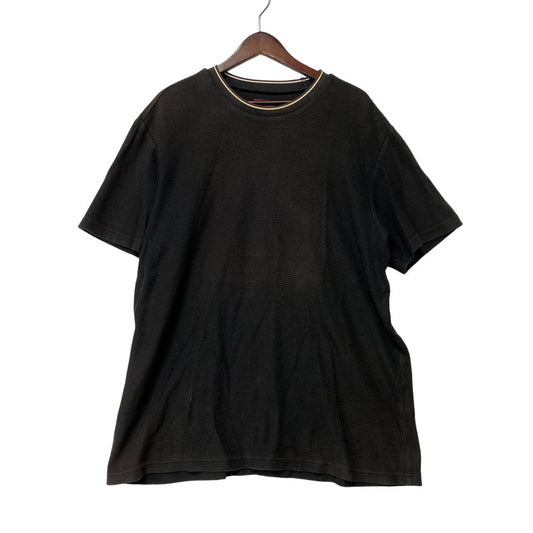 【中古品】【メンズ】 SUPREME シュプリーム 19SS STRIPE RIB WAFFLE TOP ストライプ リブ ワッフル トップ トップス 半袖 149-260706-cs-02-izu サイズ：M カラー：ブラック 万代Net店