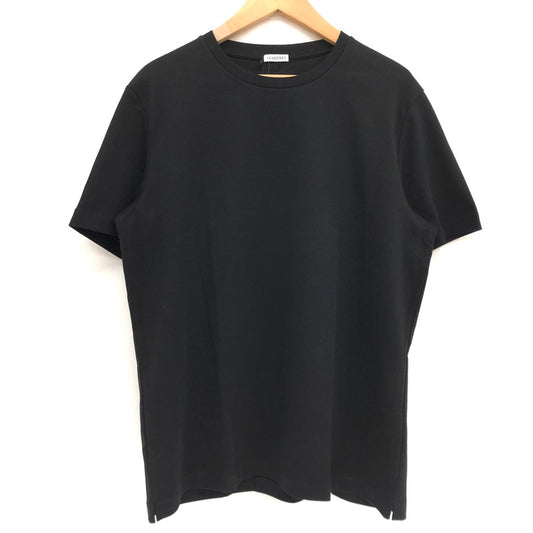 【中古美品】【メンズ】 +CLOTHET クロスクローゼット +C定番 Tailored T-shirt CLB-60003II スビンプラチナム スムース テーラードTシャツ 半袖 トップス 無地 147-250723-rs-03-fur サイズ：4(XL) カラー：ブラック 万代Net店
