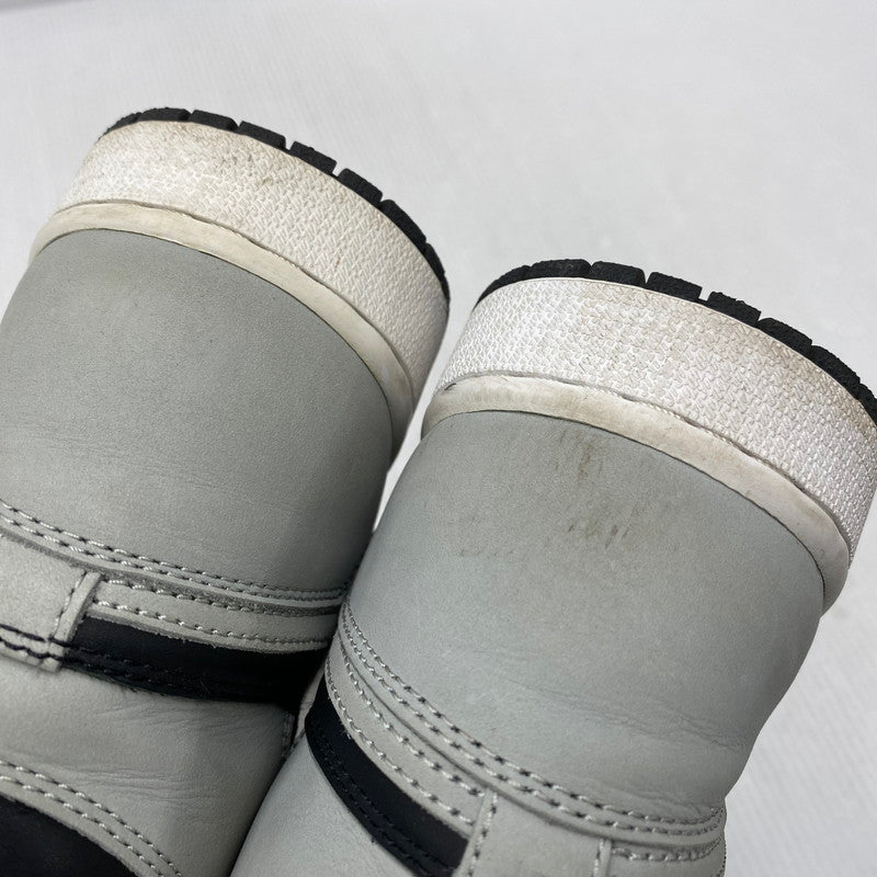 【中古品】【メンズ】 NIKE ナイキ 555088-035 AIR JORDAN 1 HIGH OG SHADOW 2.0 エア ジョーダン ハイ シャドウ 2.0 スニーカー 靴 160-260416-kh-17-izu サイズ：26.5 カラー：BLACK/LIGHT SMOKE GREY/WHITE 万代Net店