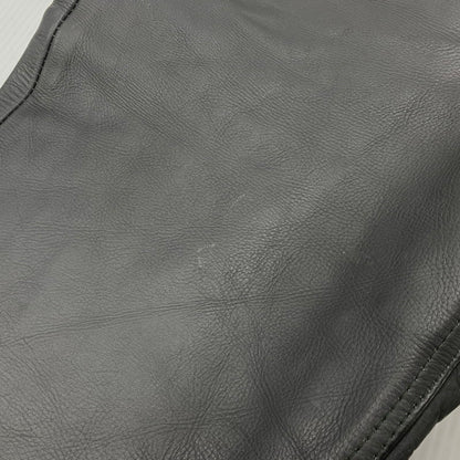 【現状渡し品】【メンズ】 USED LEATHER PANTS レザー パンツ ボトムス ズボン 157-260214-cs-21-izu サイズ：33 カラー：ブラック 万代Net店
