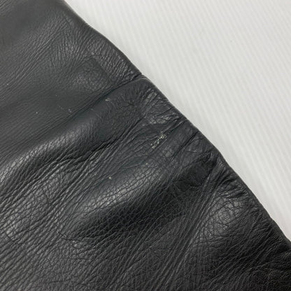 【現状渡し品】【メンズ】 USED LEATHER PANTS レザー パンツ ボトムス ズボン 157-260214-cs-21-izu サイズ：33 カラー：ブラック 万代Net店
