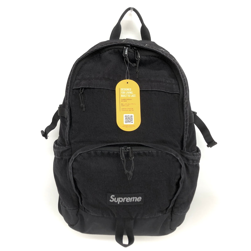 【中古品】【メンズ/レディース】 SUPREME シュプリーム 25AW DENIM BACKPACK デニム地 バックパック リュック 鞄 149-260630-rs-01-fur カラー：ブラック 万代Net店