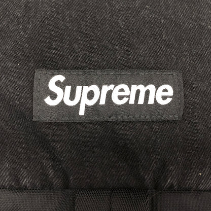 【中古品】【メンズ/レディース】 SUPREME シュプリーム 25AW DENIM BACKPACK デニム地 バックパック リュック 鞄 149-260630-rs-01-fur カラー：ブラック 万代Net店
