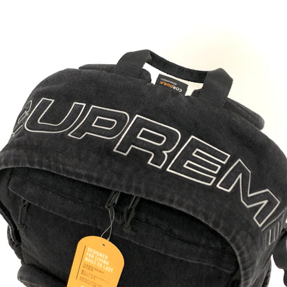 【中古品】【メンズ/レディース】 SUPREME シュプリーム 25AW DENIM BACKPACK デニム地 バックパック リュック 鞄 149-260630-rs-01-fur カラー：ブラック 万代Net店