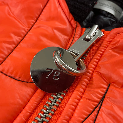 【中古品】【メンズ】 DIESEL ディーゼル QUILTING BLOUSON JACKET キルティング ブルゾン ジャケット アウター 141-251126-yo-01-tei サイズ：S カラー：オレンジ(赤みの強い) 万代Net店