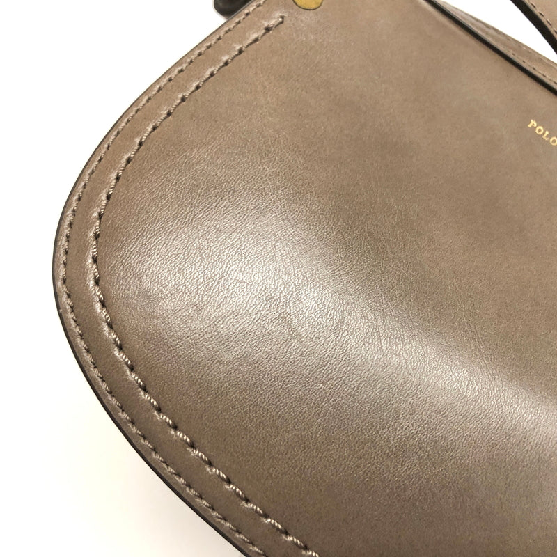 【中古品】【レディース】 POLO RALPH LAUREN ポロ・ラルフローレン SHOULDER BAG ショルダーバッグ 鞄 188-260630-rs-03-fur カラー：グレージュ系 万代Net店