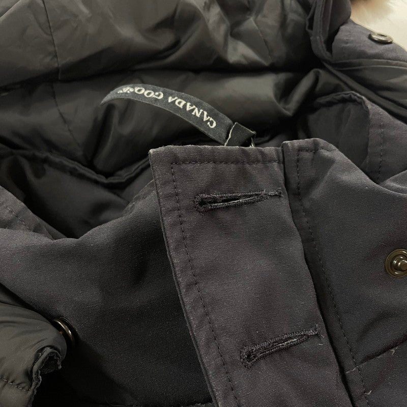 【中古品】【メンズ】 CANADA GOOSE カナダグース × EDIFICE エディフィス 別注 コラボ ORFORD DOWN JACKET 3433JM R オーフォード ダウン ジャケット アウター 141-251126-yo-02-tei サイズ：M カラー：ブラック 万代Net店