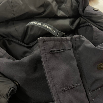 【中古品】【メンズ】 CANADA GOOSE カナダグース × EDIFICE エディフィス 別注 コラボ ORFORD DOWN JACKET 3433JM R オーフォード ダウン ジャケット アウター 141-251126-yo-02-tei サイズ：M カラー：ブラック 万代Net店