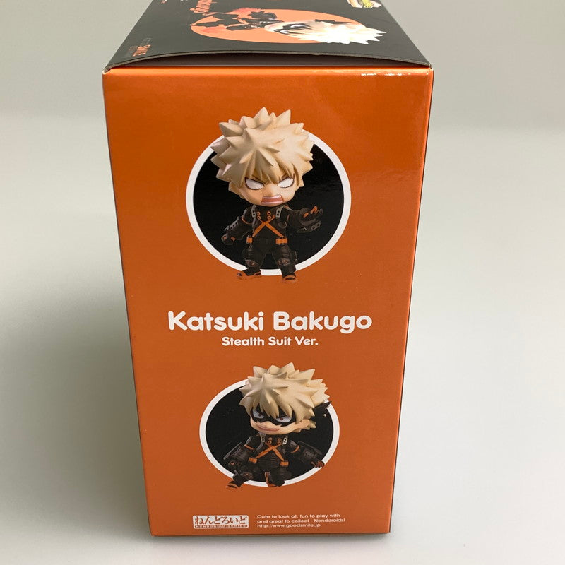 【中古美品】 ねんどろいど 僕のヒーローアカデミア THE MOVIE WORLD HEROES MISSION 爆豪勝己 ステルススーツVer. 051-251205-zi-07-min 万代Net店