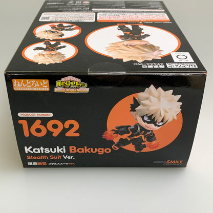 【中古美品】 ねんどろいど 僕のヒーローアカデミア THE MOVIE WORLD HEROES MISSION 爆豪勝己 ステルススーツVer. 051-251205-zi-07-min 万代Net店