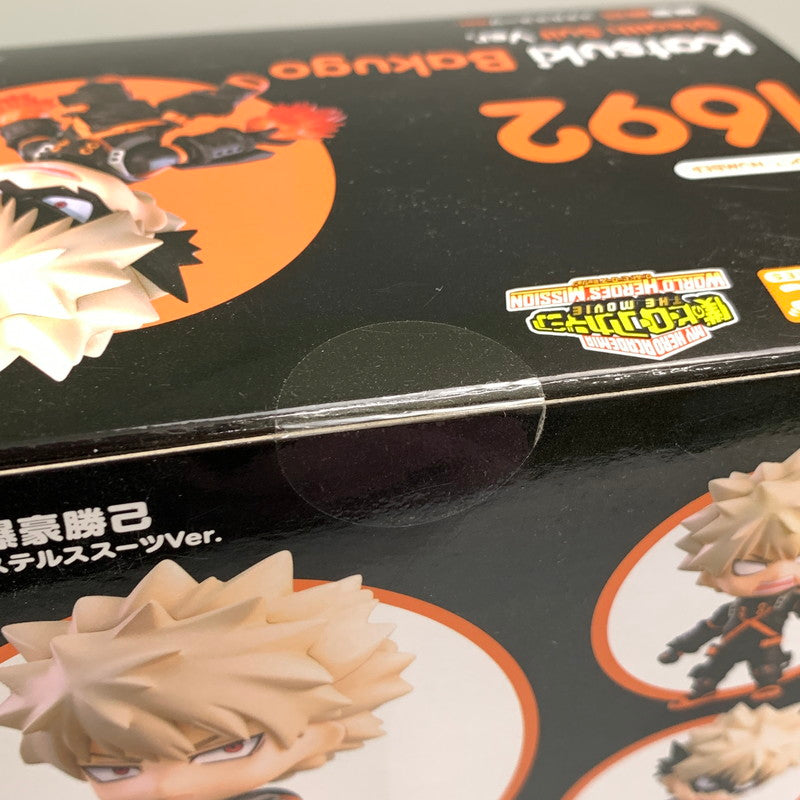 【中古美品】 ねんどろいど 僕のヒーローアカデミア THE MOVIE WORLD HEROES MISSION 爆豪勝己 ステルススーツVer. 051-251205-zi-07-min 万代Net店