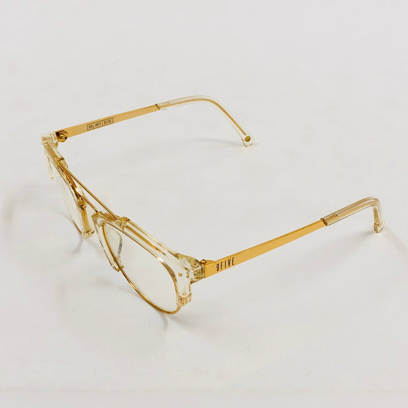 【中古品】【メンズ/レディース】 9FIVE ナインファイブ DEL REY デルレイ サングラス アイウェア 203-251101-hn-02-fur カラー：ゴールド系 万代Net店