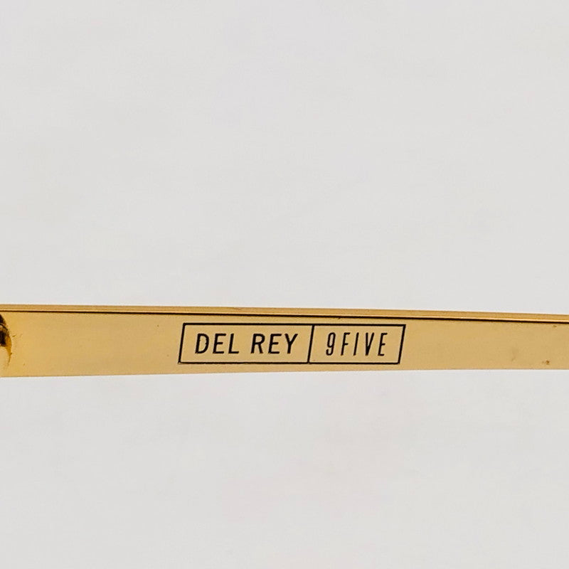 【中古品】【メンズ/レディース】 9FIVE ナインファイブ DEL REY デルレイ サングラス アイウェア 203-251101-hn-02-fur カラー：ゴールド系 万代Net店