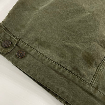 【中古品】【メンズ】 POLO COUNTRY RALPH LAUREN ポロカントリー ラルフローレン CORDUROY COLLAR WORK JACKET コーデュロイカラー ワークジャケット アウター 147-251126-yo-07-tei サイズ：M カラー：カーキ 万代Net店