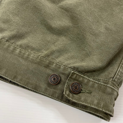 【中古品】【メンズ】 POLO COUNTRY RALPH LAUREN ポロカントリー ラルフローレン CORDUROY COLLAR WORK JACKET コーデュロイカラー ワークジャケット アウター 147-251126-yo-07-tei サイズ：M カラー：カーキ 万代Net店