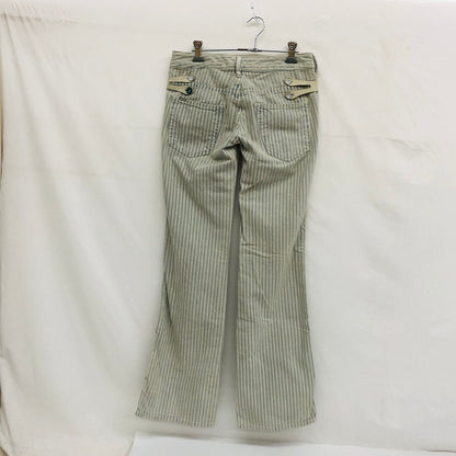 【現状渡し品】【レディース】 DIESEL ディーゼル RYOTH WASH n008DN ウォッシュ ストライプデニムパンツ ボトムス 152-250723-hn-06-fur サイズ：27 カラー：ホワイト/ブルー系 万代Net店