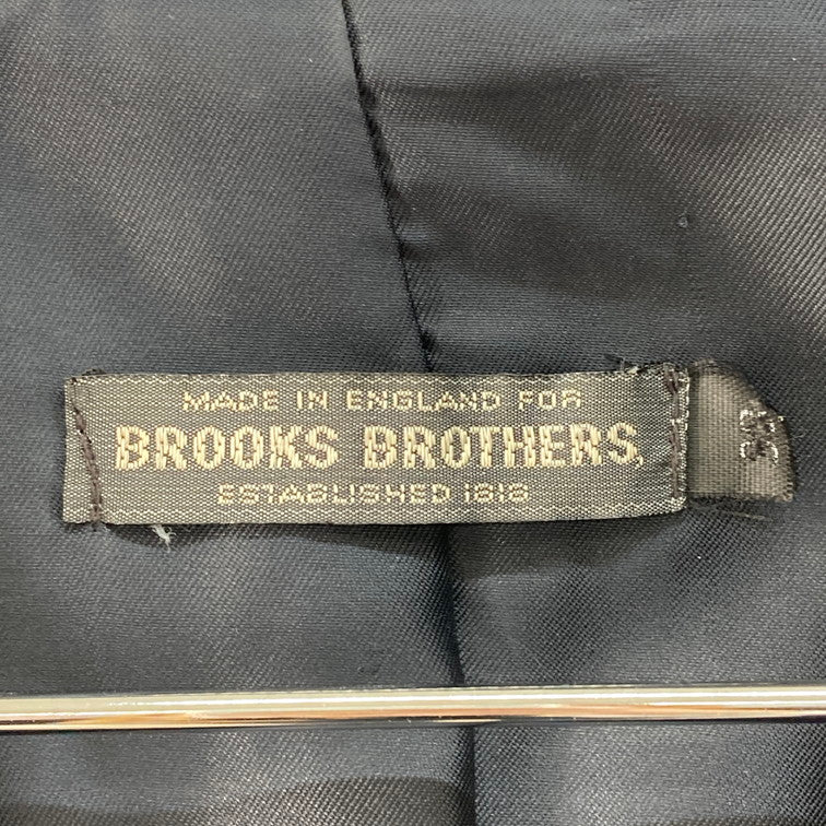 【中古品】【メンズ】 BROOK’S BROTHERS 英国製 黒銀タグ 70S ウールメルトンダブルブレストコート 146-251228-WA-03-iwa サイズ：38 カラー：ネイビー系 万代Net店