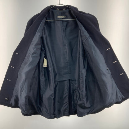 【中古品】【メンズ】 BROOK’S BROTHERS 英国製 黒銀タグ 70S ウールメルトンダブルブレストコート 146-251228-WA-03-iwa サイズ：38 カラー：ネイビー系 万代Net店