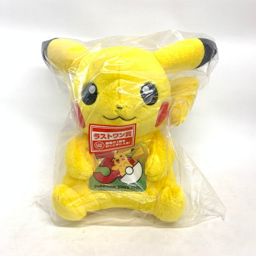 【未使用品】 一番くじ ポケモン 30th ANNIVERSARY vol.1 ラストワン賞 ピカチュウ ぬいぐるみ 052-260605-mo-03-fur 万代Net店