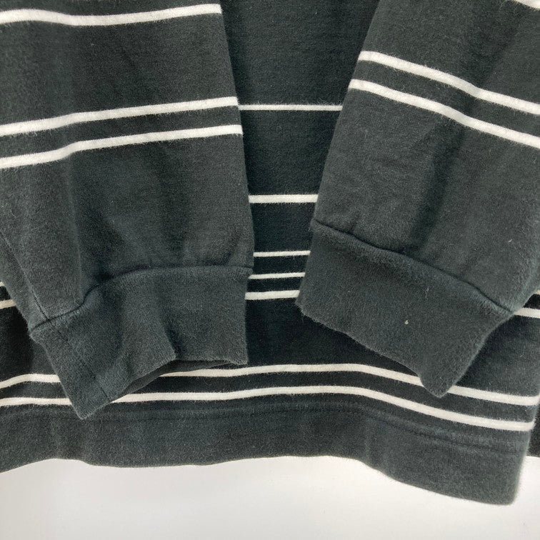 【中古品】【メンズ】 COOTIE クーティー CTE-22S313 22SS SUPIMA BORDER OVERSIZED L/S TEE ロンT 長袖Tシャツ 142-251228-WA-04-iwa サイズ：LARGE カラー：BLACK 万代Net店