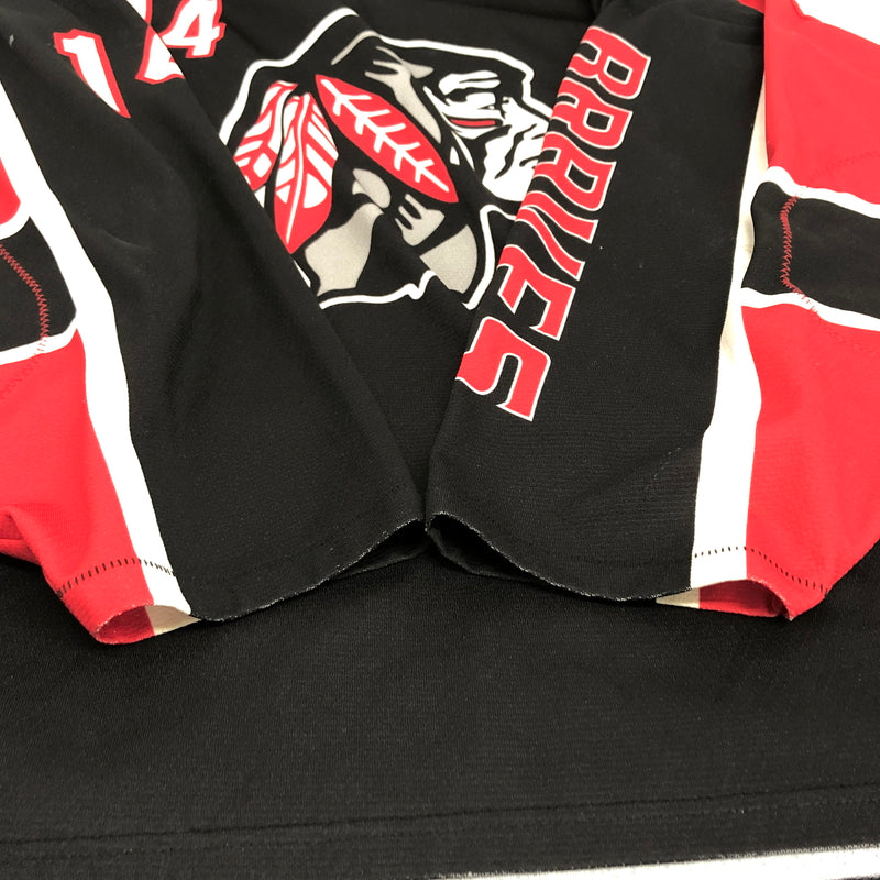 【中古品】【メンズ】 CANADA ATHLETICKNIT HOCKEY SHIRT ゲームシャツ 長袖 トップス ホッケー ユニフォーム 古着 ヴィンテージ 146-260630-rs-09-fur サイズ：XL カラー：レッド/ホワイト/ブラック 万代Net店
