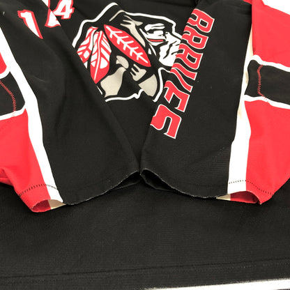 【中古品】【メンズ】 CANADA ATHLETICKNIT HOCKEY SHIRT ゲームシャツ 長袖 トップス ホッケー ユニフォーム 古着 ヴィンテージ 146-260630-rs-09-fur サイズ：XL カラー：レッド/ホワイト/ブラック 万代Net店