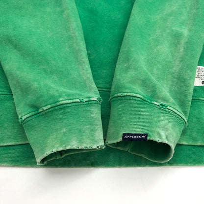 【中古品】【メンズ】 APPLEBUM アップルバム Arch Logo Chemical Wash Sweat Parka アーチロゴ パーカー フーディー ケミカルウォッシュ加工 長袖 トップス ストリート系 142-250725-rs-03-fur サイズ：M カラー：グリーン 万代Net店