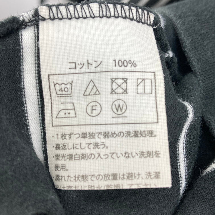 【中古品】【メンズ】 COOTIE クーティー CTE-22S313 22SS SUPIMA BORDER OVERSIZED L/S TEE ロンT 長袖Tシャツ 142-251228-WA-04-iwa サイズ：LARGE カラー：BLACK 万代Net店
