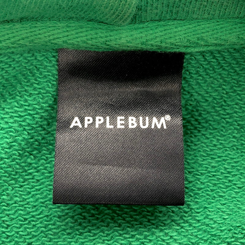 【中古品】【メンズ】 APPLEBUM アップルバム Arch Logo Chemical Wash Sweat Parka アーチロゴ パーカー フーディー ケミカルウォッシュ加工 長袖 トップス ストリート系 142-250725-rs-03-fur サイズ：M カラー：グリーン 万代Net店