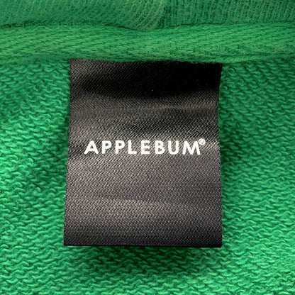 【中古品】【メンズ】 APPLEBUM アップルバム Arch Logo Chemical Wash Sweat Parka アーチロゴ パーカー フーディー ケミカルウォッシュ加工 長袖 トップス ストリート系 142-250725-rs-03-fur サイズ：M カラー：グリーン 万代Net店
