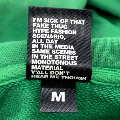 【中古品】【メンズ】 APPLEBUM アップルバム Arch Logo Chemical Wash Sweat Parka アーチロゴ パーカー フーディー ケミカルウォッシュ加工 長袖 トップス ストリート系 142-250725-rs-03-fur サイズ：M カラー：グリーン 万代Net店