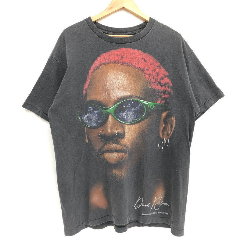 【現状渡し品】【メンズ】  Dennis Rodman S/S Tee デニス・ロッドマン 半袖 Tシャツ トップス 145-250725-rs-04-fur サイズ：XL カラー：ブラック系 万代Net店
