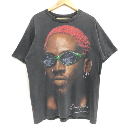 【現状渡し品】【メンズ】  Dennis Rodman S/S Tee デニス・ロッドマン 半袖 Tシャツ トップス 145-250725-rs-04-fur サイズ：XL カラー：ブラック系 万代Net店