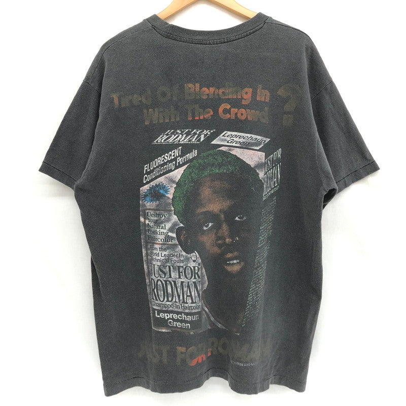 【現状渡し品】【メンズ】  Dennis Rodman S/S Tee デニス・ロッドマン 半袖 Tシャツ トップス 145-250725-rs-04-fur サイズ：XL カラー：ブラック系 万代Net店