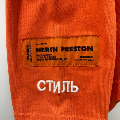 【中古品】【メンズ】 HERON PRESTON HMAB001F18600021 CTNMB TURTLE-NECK LS T-SHIRT ロンT 長袖Ｔシャツ 142-251228-WA-07-iwa サイズ：L カラー：オレンジ 万代Net店