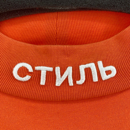 【中古品】【メンズ】 HERON PRESTON HMAB001F18600021 CTNMB TURTLE-NECK LS T-SHIRT ロンT 長袖Ｔシャツ 142-251228-WA-07-iwa サイズ：L カラー：オレンジ 万代Net店