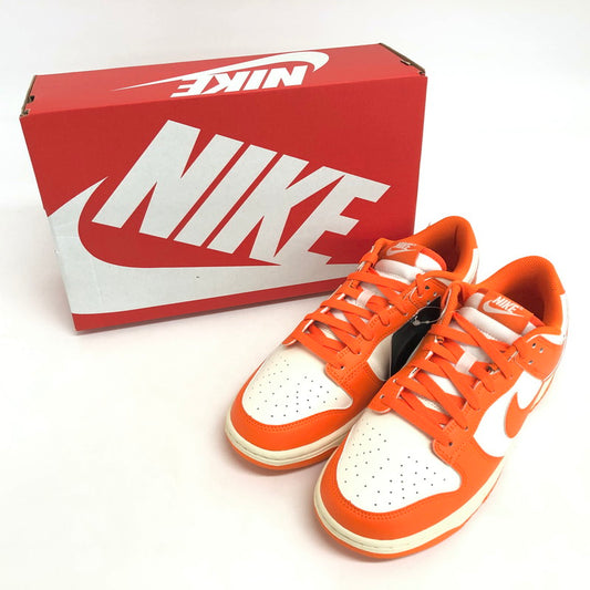 【中古美品】【メンズ】 NIKE ナイキ DUNK LOW RETRO "SYRACUSE" HF5441-106 ダンク ロー レトロ シラキュース スニーカー シューズ 靴 160-250415-rs-02-fur サイズ：27.0cm US 9 カラー：オレンジ/ペールアイボリー 万代Net店