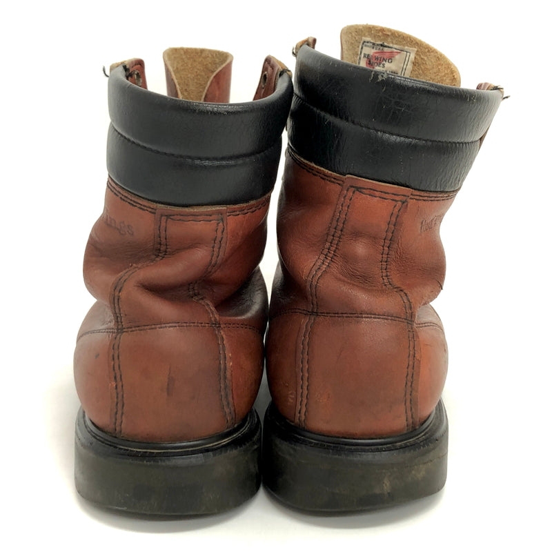 【現状渡し品】【メンズ】 RED WING レッドウィング MOC-TOE WORK BOOTS 404 ワークブーツ シューズ 靴 ヴィンテージ 164-260701-rs-05-fur サイズ：9 1/2D カラー：ブラウン 万代Net店