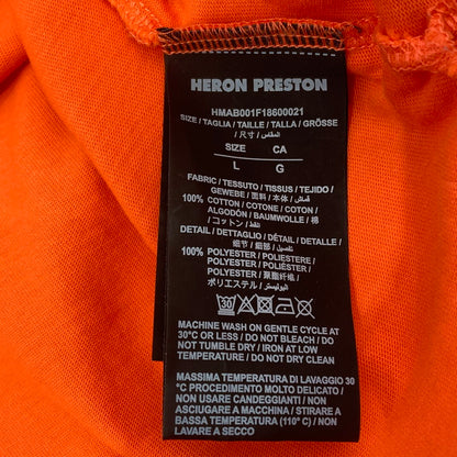 【中古品】【メンズ】 HERON PRESTON HMAB001F18600021 CTNMB TURTLE-NECK LS T-SHIRT ロンT 長袖Ｔシャツ 142-251228-WA-07-iwa サイズ：L カラー：オレンジ 万代Net店