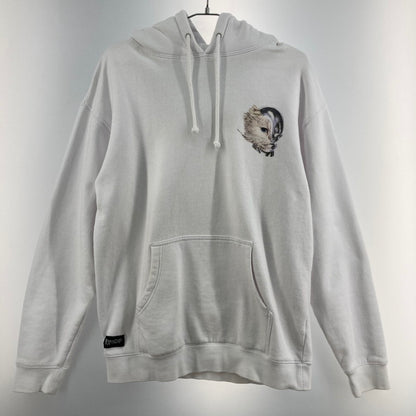 【中古品】【メンズ】 INDEPENDENT インディペンデント RIPNDIP × INDEPENDENT IND4000C PULLOVER HOODIE プルオーバー パーカー 142-251230-WA-01-iwa サイズ：M カラー：ホワイト 万代Net店