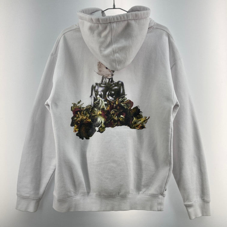 【中古品】【メンズ】 INDEPENDENT インディペンデント RIPNDIP × INDEPENDENT IND4000C PULLOVER HOODIE プルオーバー パーカー 142-251230-WA-01-iwa サイズ：M カラー：ホワイト 万代Net店
