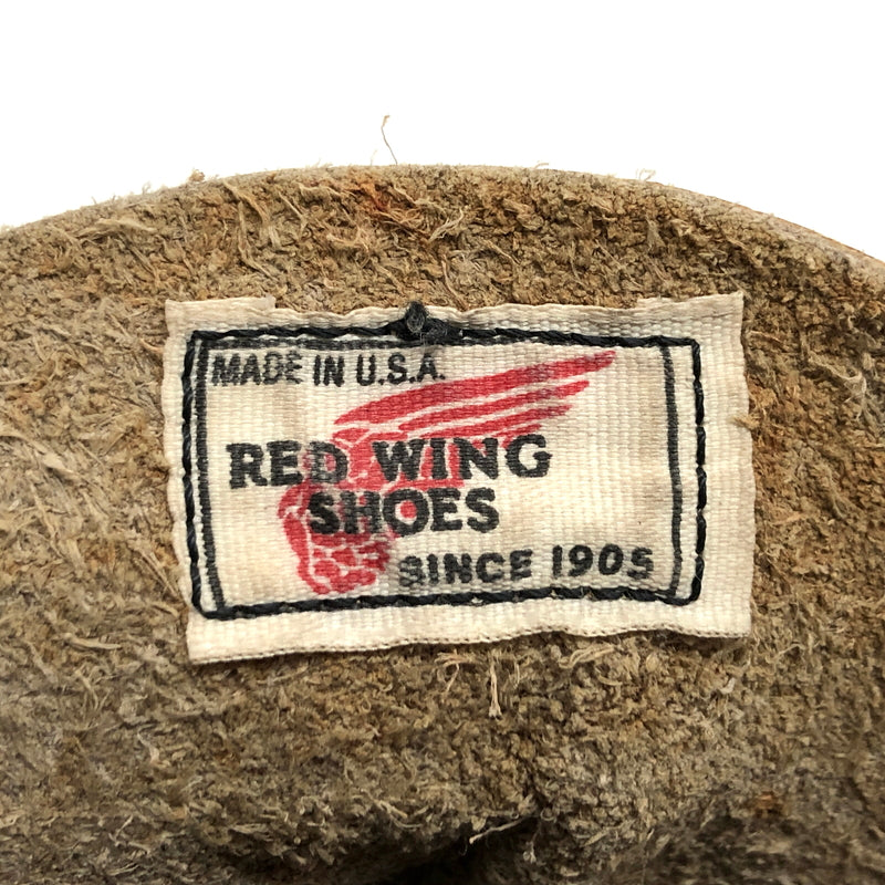 【現状渡し品】【メンズ】 RED WING レッドウィング MOC-TOE WORK BOOTS 404 ワークブーツ シューズ 靴 ヴィンテージ 164-260701-rs-05-fur サイズ：9 1/2D カラー：ブラウン 万代Net店