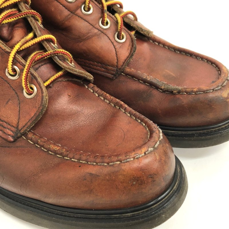 【現状渡し品】【メンズ】 RED WING レッドウィング MOC-TOE WORK BOOTS 404 ワークブーツ シューズ 靴 ヴィンテージ 164-260701-rs-05-fur サイズ：9 1/2D カラー：ブラウン 万代Net店