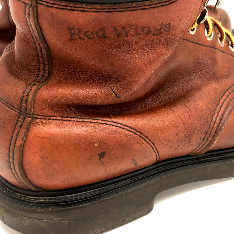 【現状渡し品】【メンズ】 RED WING レッドウィング MOC-TOE WORK BOOTS 404 ワークブーツ シューズ 靴 ヴィンテージ 164-260701-rs-05-fur サイズ：9 1/2D カラー：ブラウン 万代Net店