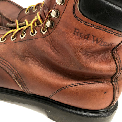 【現状渡し品】【メンズ】 RED WING レッドウィング MOC-TOE WORK BOOTS 404 ワークブーツ シューズ 靴 ヴィンテージ 164-260701-rs-05-fur サイズ：9 1/2D カラー：ブラウン 万代Net店