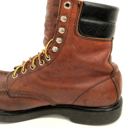 【現状渡し品】【メンズ】 RED WING レッドウィング MOC-TOE WORK BOOTS 404 ワークブーツ シューズ 靴 ヴィンテージ 164-260701-rs-05-fur サイズ：9 1/2D カラー：ブラウン 万代Net店
