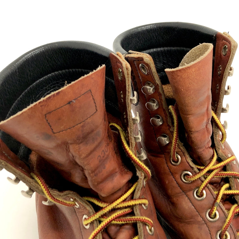 【現状渡し品】【メンズ】 RED WING レッドウィング MOC-TOE WORK BOOTS 404 ワークブーツ シューズ 靴 ヴィンテージ 164-260701-rs-05-fur サイズ：9 1/2D カラー：ブラウン 万代Net店