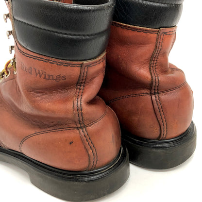 【現状渡し品】【メンズ】 RED WING レッドウィング MOC-TOE WORK BOOTS 404 ワークブーツ シューズ 靴 ヴィンテージ 164-260701-rs-05-fur サイズ：9 1/2D カラー：ブラウン 万代Net店