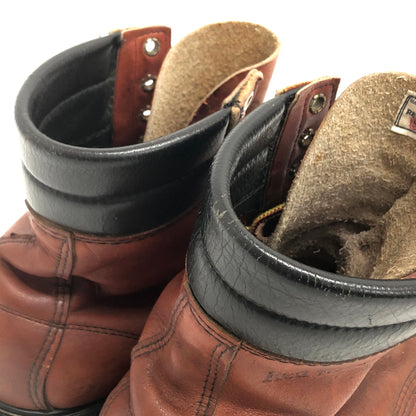 【現状渡し品】【メンズ】 RED WING レッドウィング MOC-TOE WORK BOOTS 404 ワークブーツ シューズ 靴 ヴィンテージ 164-260701-rs-05-fur サイズ：9 1/2D カラー：ブラウン 万代Net店
